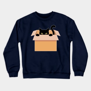 Cat in a box Crewneck Sweatshirt